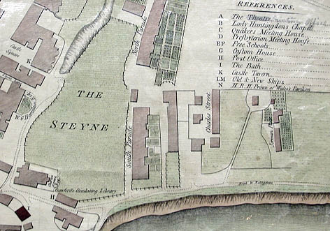 Map of Brightelmstone, 1788. Image courtesy of the Royal Pavilion, Libraries and Museums, Brighton and Hove