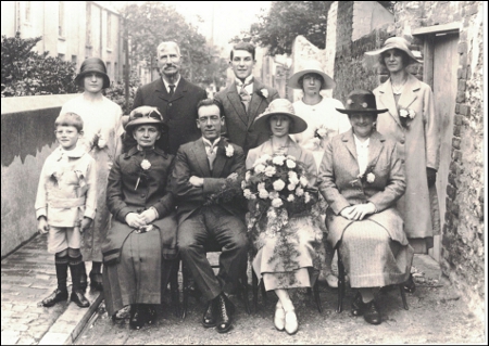 Joseph Wiltshire wearing his wedding best is second from left in the back row. This photo provides a truly remarkable link with a resident of Orange Row from over 150 years ago.